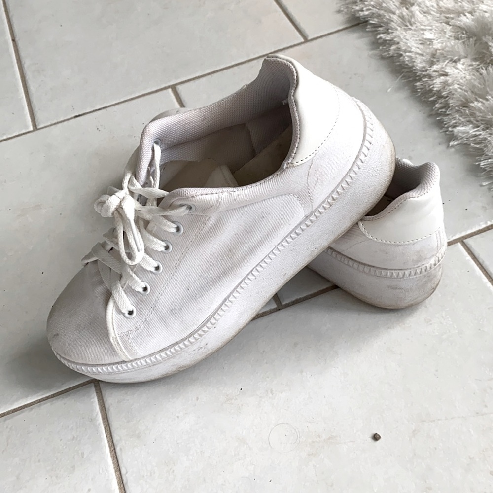 White sneaker